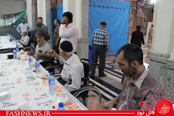 گزارش مصور ازمراسم افطاری جانبازان درپادگان ولیعصر