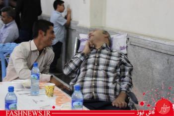 گزارش مصور ازمراسم افطاری جانبازان درپادگان ولیعصر