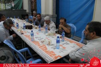 گزارش مصور ازمراسم افطاری جانبازان درپادگان ولیعصر