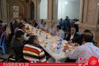 گزارش مصور ازمراسم افطاری جانبازان درپادگان ولیعصر