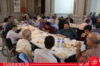 گزارش مصور ازمراسم افطاری جانبازان درپادگان ولیعصر