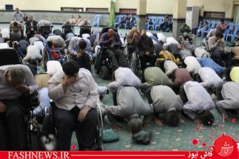 گزارش مصور ازمراسم افطاری جانبازان درپادگان ولیعصر