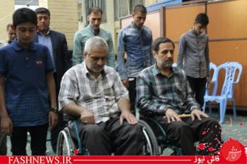 گزارش مصور ازمراسم افطاری جانبازان درپادگان ولیعصر