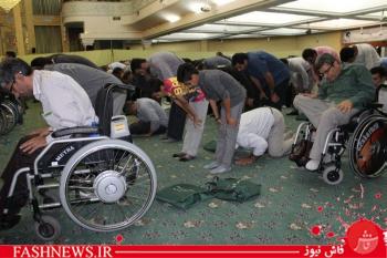 گزارش مصور ازمراسم افطاری جانبازان درپادگان ولیعصر