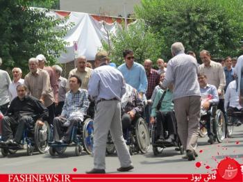 شکوهِ حضور جانبازان در حمایت از ملت مظلوم فلسطین