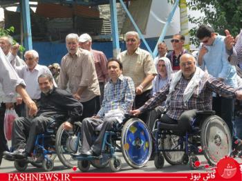 شکوهِ حضور جانبازان در حمایت از ملت مظلوم فلسطین