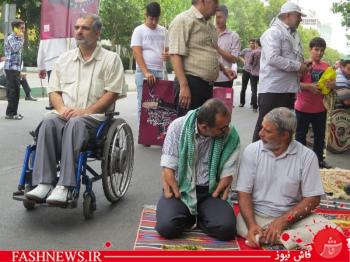 شکوهِ حضور جانبازان در حمایت از ملت مظلوم فلسطین