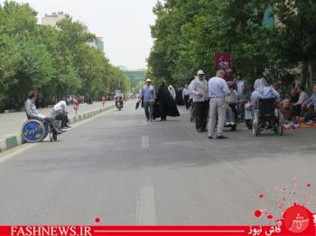 شکوهِ حضور جانبازان در حمایت از ملت مظلوم فلسطین