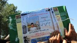 گزارش تصویری/ تشییع پیکر شهید مدافع حرم «عیوضعلی یوسفی»