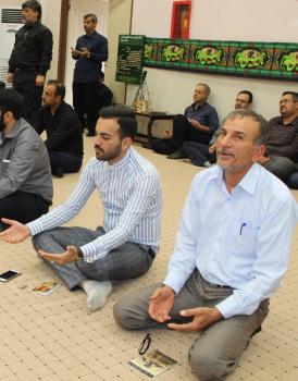 زیارت عاشورا در مرکز توانبخشی جانبازان نخاعی خوزستان/تصاویر   