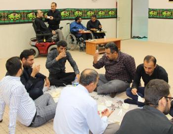 زیارت عاشورا در مرکز توانبخشی جانبازان نخاعی خوزستان/تصاویر   
