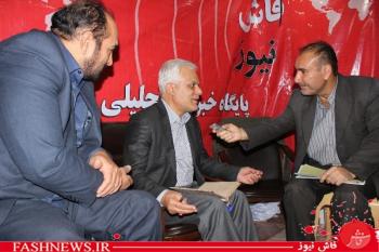 بازدید سردار طلایی از غرفه فاش نیوز
