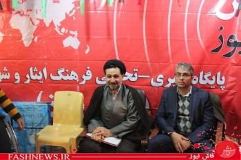 اظهارات معاون فرهنگی بنیاد شهید در غرفه فاش نیوز