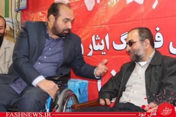 جانباز عضو شورای شهر در غرفه فاش نیوز