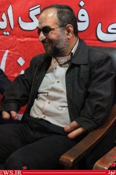 جانباز عضو شورای شهر در غرفه فاش نیوز