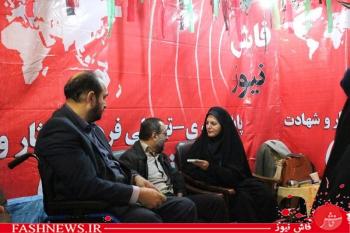 جانباز عضو شورای شهر در غرفه فاش نیوز