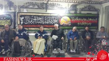 عزاداری جانبازان آسایشگاه امام در اربعین حسینی/تصاویر