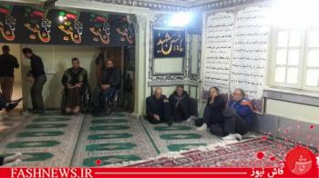 عزاداری جانبازان آسایشگاه امام در اربعین حسینی/تصاویر