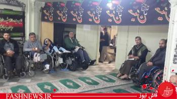 عزاداری جانبازان آسایشگاه امام در اربعین حسینی/تصاویر