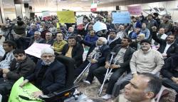 تجمع بی سابقه جانبازان سراسر کشور و بی اعتنائی مسئولان بنیاد