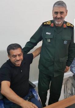 مراسم روز جانباز در مرکز توانبخشی جانبازان اهواز