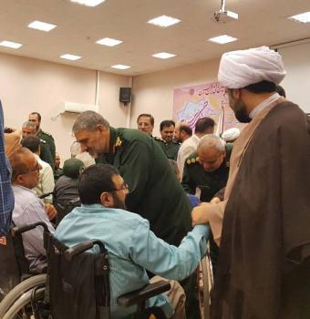 مراسم روز جانباز در مرکز توانبخشی جانبازان اهواز