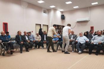 مراسم روز جانباز در مرکز توانبخشی جانبازان اهواز