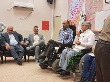 مراسم روز جانباز در مرکز توانبخشی جانبازان اهواز