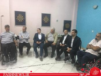 مدیر عامل موسسه ایثار با جانبازان در باشگاه 