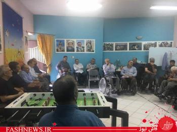 مدیر عامل موسسه ایثار با جانبازان در باشگاه 