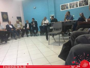 مدیر عامل موسسه ایثار با جانبازان در باشگاه 