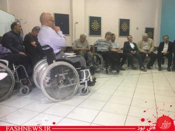 مدیر عامل موسسه ایثار با جانبازان در باشگاه 