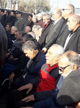 گزارش تصویری از تشییع پیکر جانباز تبریزی