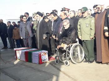 گزارش تصویری از تشییع پیکر جانباز تبریزی