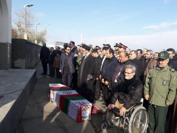 گزارش تصویری از تشییع پیکر جانباز تبریزی