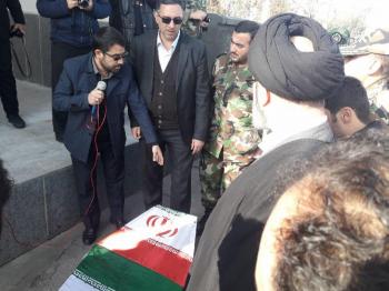 گزارش تصویری از تشییع پیکر جانباز تبریزی