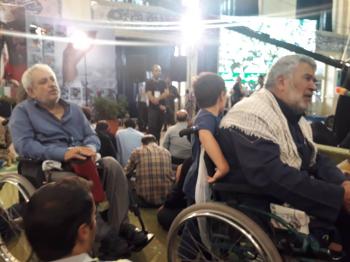 دعای عرفه مصلی تهران وتشیع ۶ شهید گمنام