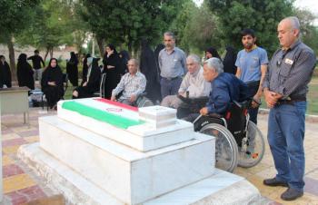 سه شنبه مهدوی با حضور جانبازان نخاعی خوزستان/تصاویر