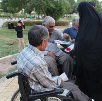 سه شنبه مهدوی با حضور جانبازان نخاعی خوزستان/تصاویر