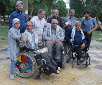 سه شنبه مهدوی با حضور جانبازان نخاعی خوزستان/تصاویر
