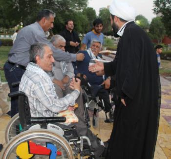 سه شنبه مهدوی با حضور جانبازان نخاعی خوزستان/تصاویر