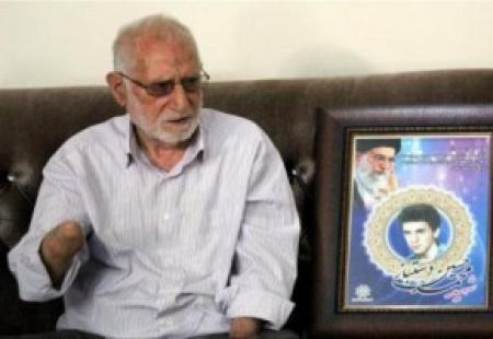 جانباز ۷۰درصد و  پدر شهید به شهدا پیوست