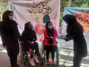 گزارش تصویری از مسابقات ورزشی جانبازان در منطقه۲۱