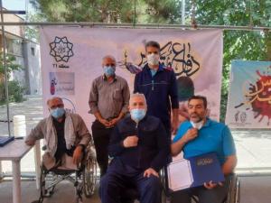 گزارش تصویری از مسابقات ورزشی جانبازان در منطقه۲۱