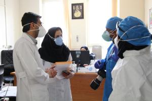 تقدیر یک عکاس خبری از مدافعان سلامت بیمارستان علی اصغر(ع) شیراز/تصاویر
