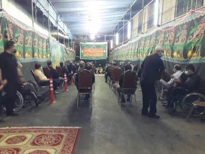 حضور جانبازان در هیئت عشاق العباس/تصاویر
