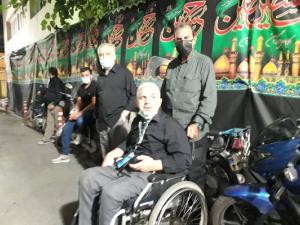 حضور جانبازان در هیئت عشاق العباس/تصاویر