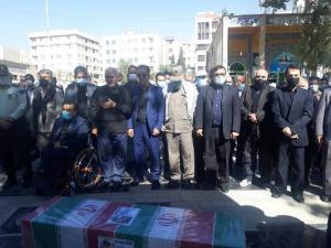 تشییع و تدفین و وداع با سردارجانبازشهید صفری/تصاویر