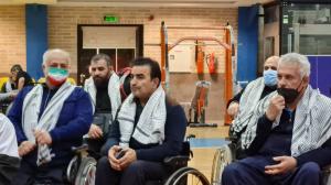 جانبازان ورزشکارتهرانی به عزاداری پرداختند
