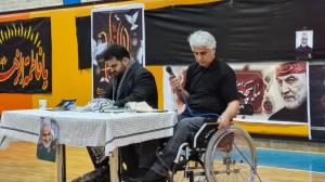 جانبازان ورزشکارتهرانی به عزاداری پرداختند